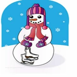 Brand new 🔔 Creative Shapes Etc. - Mini Notepad - Snow 👩 Woman 👍