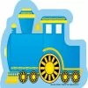 Brand new 🎉 Creative Shapes Etc. - Mini Notepad - Train Engine 🔔