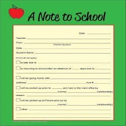 Flash Sale 🥰 Creative Shapes Etc. - Note To School – Notes To Parents 🛒