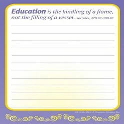 Best Sale 🔥 Creative Shapes Etc. - Notes And Quotes - Education Is... 🧨