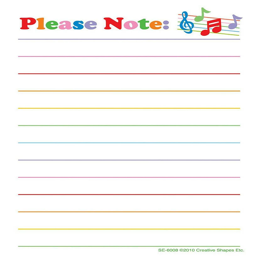 Brand new ๐งจ Creative Shapes Etc. - Notes And Quotes - Please Note ๐