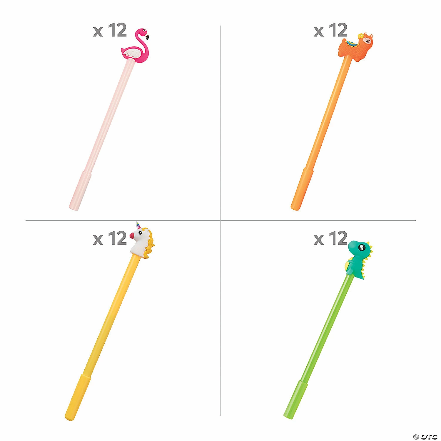 Buy ๐ Cute Character Topper Pens Kit - 48 Pc. ๐ฅฐ - Image 2