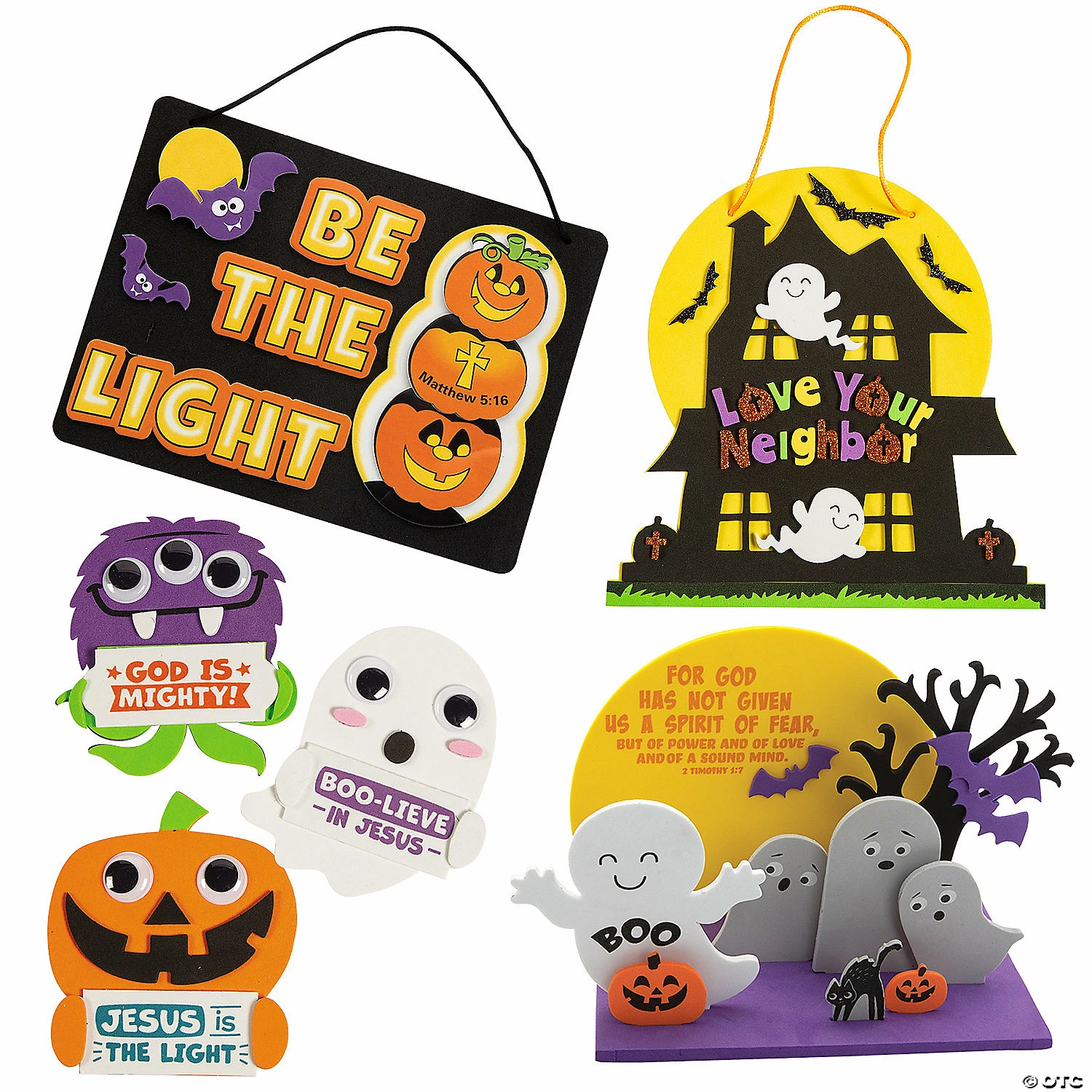 Coupon ⭐ Fear Not with God 🧛 Halloween Craft Assortment - Makes 48 🎁