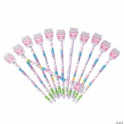 Best Sale 🔥 Foodimal Pencils with Pencil Top Erasers - 12 Pc. ❤️