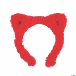 Brand new 🥰 Fuzzy 🎅 Christmas Cat Ear Headbands - 12 Pc. ✔️