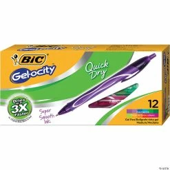 Cheapest 🤩 Gel-ocity® Quick Dry Retractable Gel Pens, Assorted Fashion Colors, Pack of 12 🛒