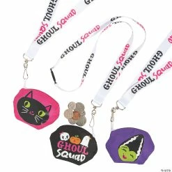 Promo 😍 Ghouls Squad Breakaway Lanyards & Coin Purses - 6 Pc. 👏