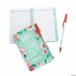 Coupon ✔️ God Is Within Her Spiral Notebooks with Pen - 12 Pc. 😀