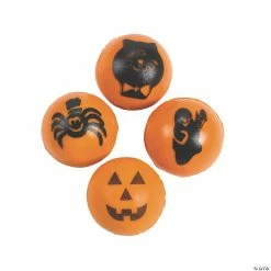 Deals 🌟 Halloween Bouncy Ball Assortment - 48 Pc. 🎉