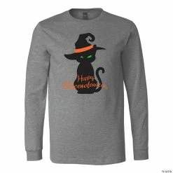 Hot Sale ✨ Halloween Cat Silhouette Adult’s T-Shirt ⭐