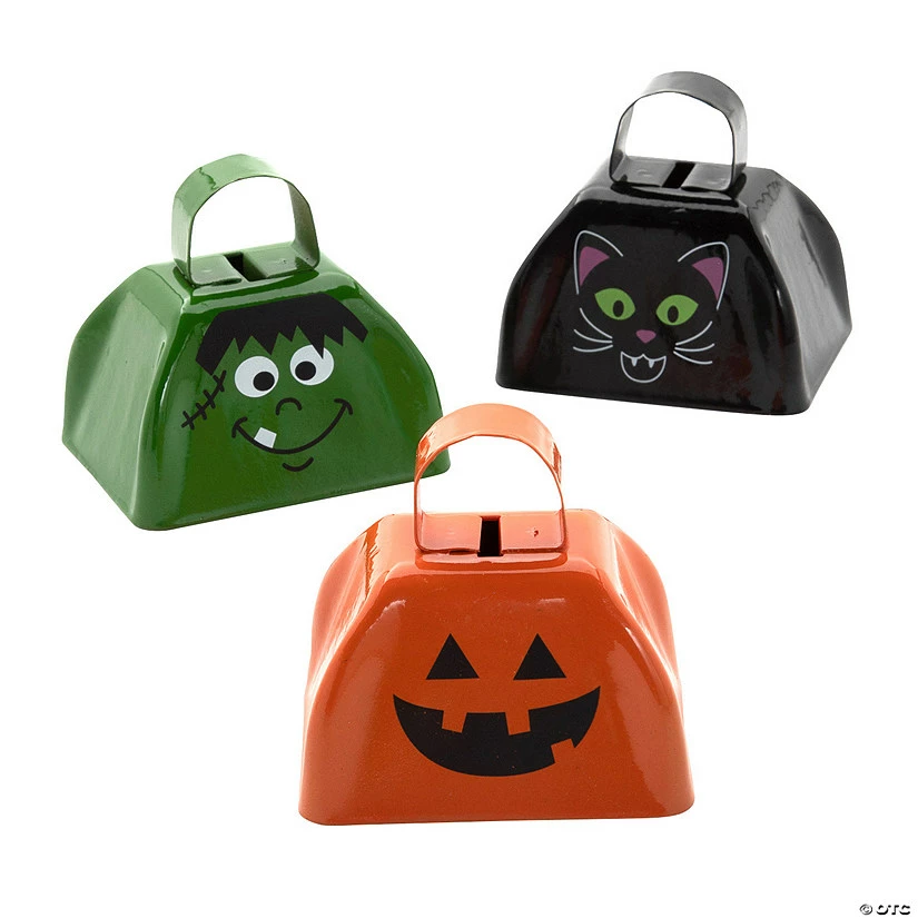 Cheapest ๐ Halloween Cowbells - 12 Pc. ๐