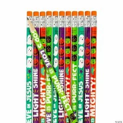 Hot Sale 😉 Halloween Icons Religious Pencils - 24 Pc. 🔔