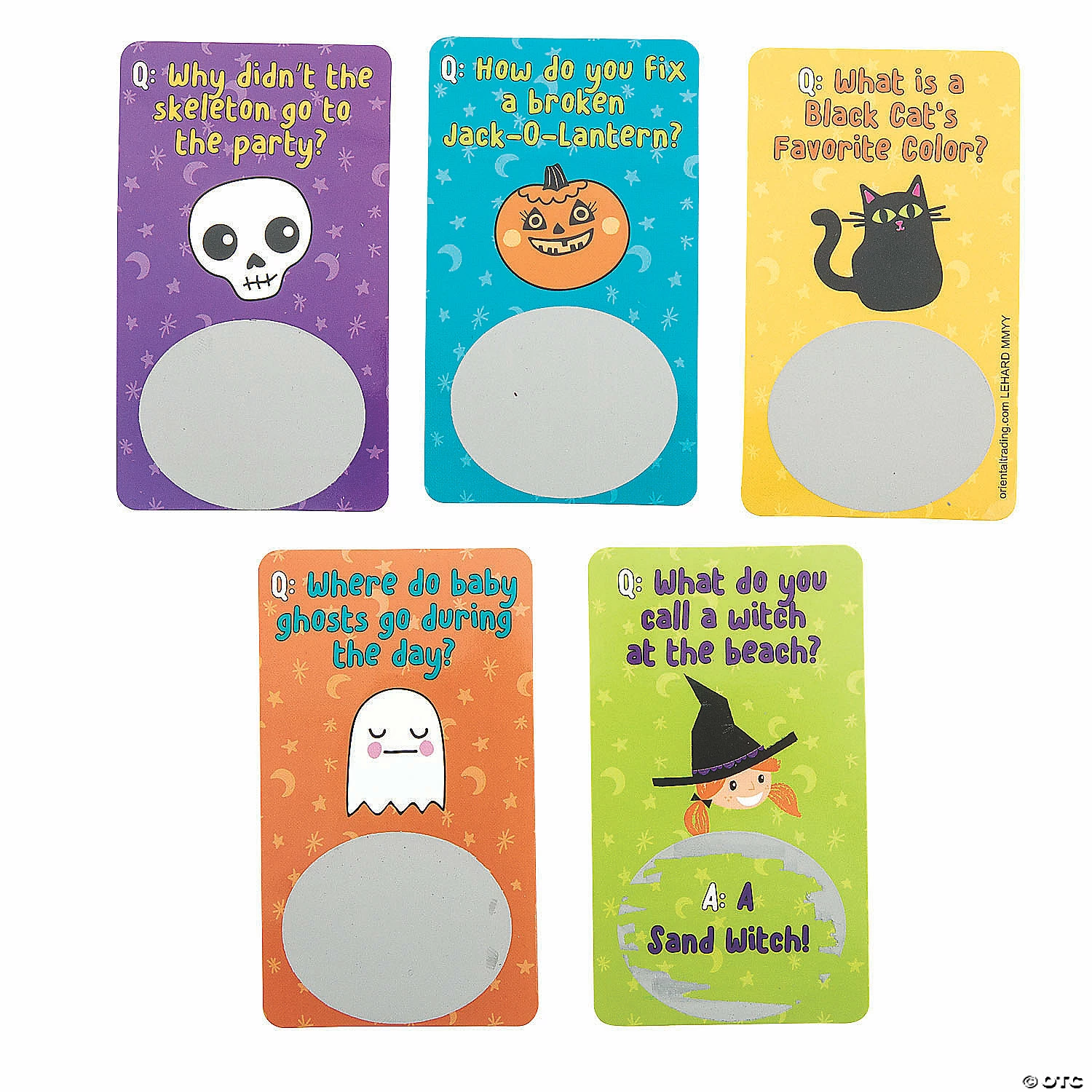 Buy โจ Halloween Joke Scratch-Off Cards - 50 Pc. ๐