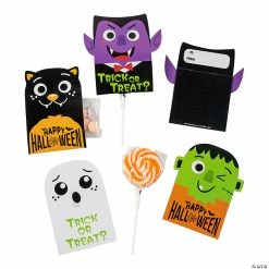 Best Pirce 🎁 Halloween To/From Lollipop Covers - 24 Pc. 👏