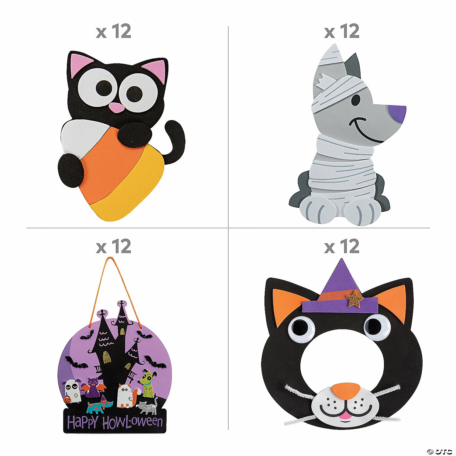 Best deal 😍 Howl-O-ween is Purrr-fect Craft Kit Assortment - 48 Pc. 👏 - Image 2
