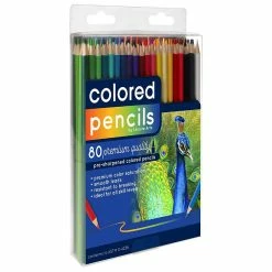 Cheap 🥰 Leisure Arts Colored Pencils Set 80pc 🔥