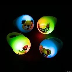 Outlet 🥰 Light-Up Flashing Animal Rings - 12 Pc. 🥰