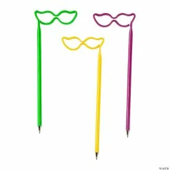 Best reviews of 🔔 Mardi Gras Mask-Shaped Pens - 12 Pc. 😉