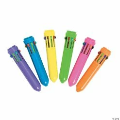 Outlet 😍 Mini Neon Shuttle Pens - 12 Pc. 👍