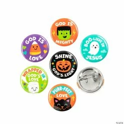 Top 10 👍 Mini Religious 🧛 Halloween Buttons - 48 Pc. ❤️