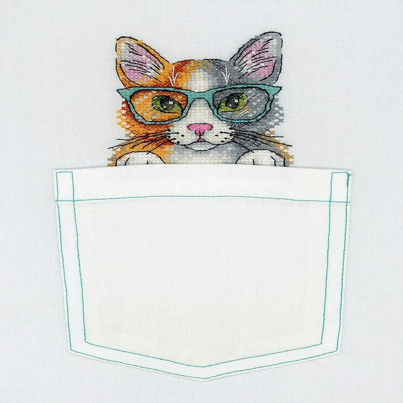 Budget โค๏ธ MP Studia - Cat Cross Stitch on Clothes kit B-247 / SV-247 ๐ฏ