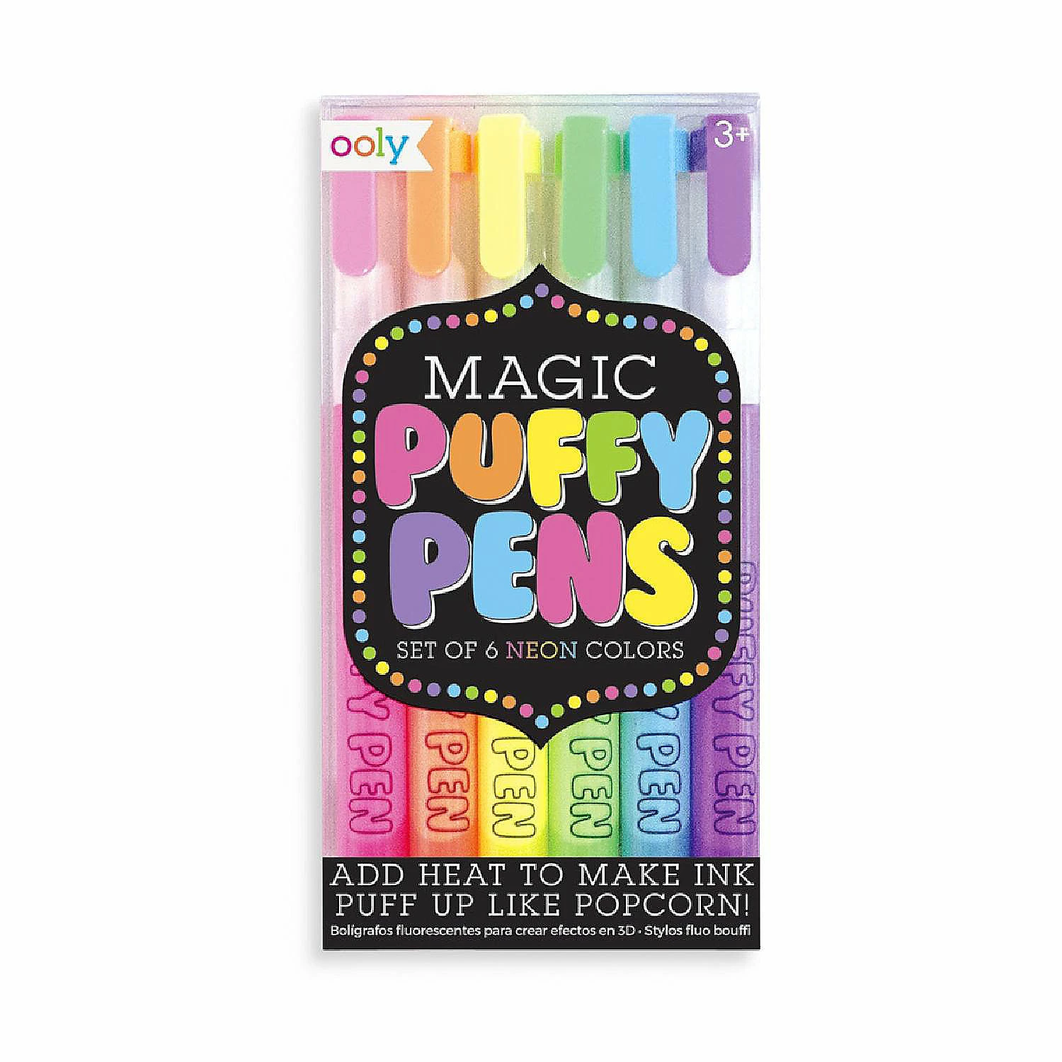 Best Sale 🔔 OOLY Magic Neon Puffy Pens - Set of 6 🔥