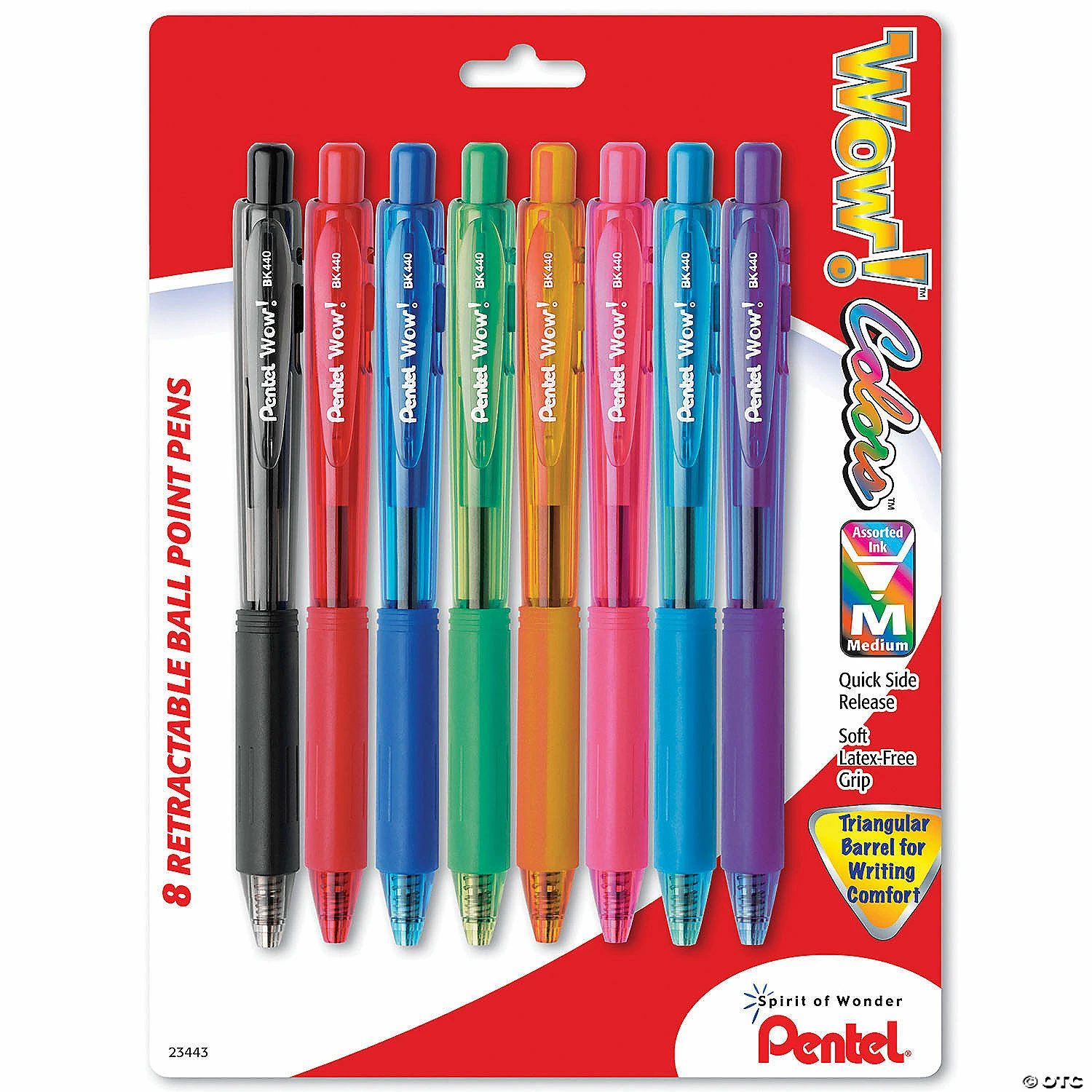 Best reviews of 😍 Pentel WOW! Retractable Ball Point Pens, Assorted, 8 Per Pack, 6 Packs 😉 - Image 2