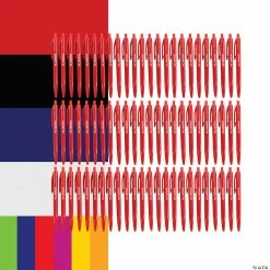 Discount 🧨 Personalized Solid Color Retractable Pens - 72 Pc. ✔️