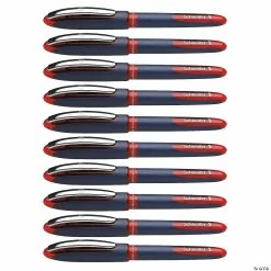 Buy 🤩 Rediform One Business Rollerball Pens, 0.6mm, Red, Pack of 10 ⌛