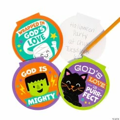 Cheap ✨ Religious 🧛 Halloween Notepads - 24 Pc. 🎉