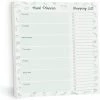 New 🔔 Rileys & Co 52-Page Meal Planner Note Pad with Tear-off Grocery List 👍
