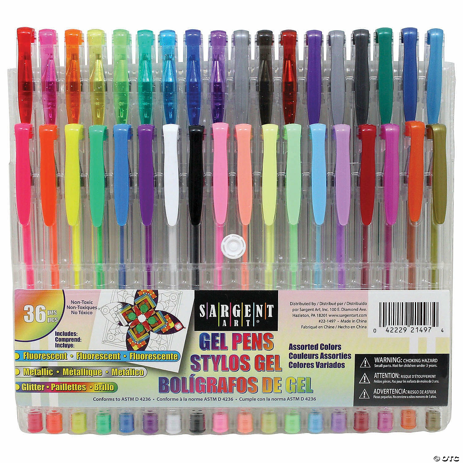 Top 10 ๐ Sargent Art Gel Pens, Assorted Colors, 36 Per Pack ๐