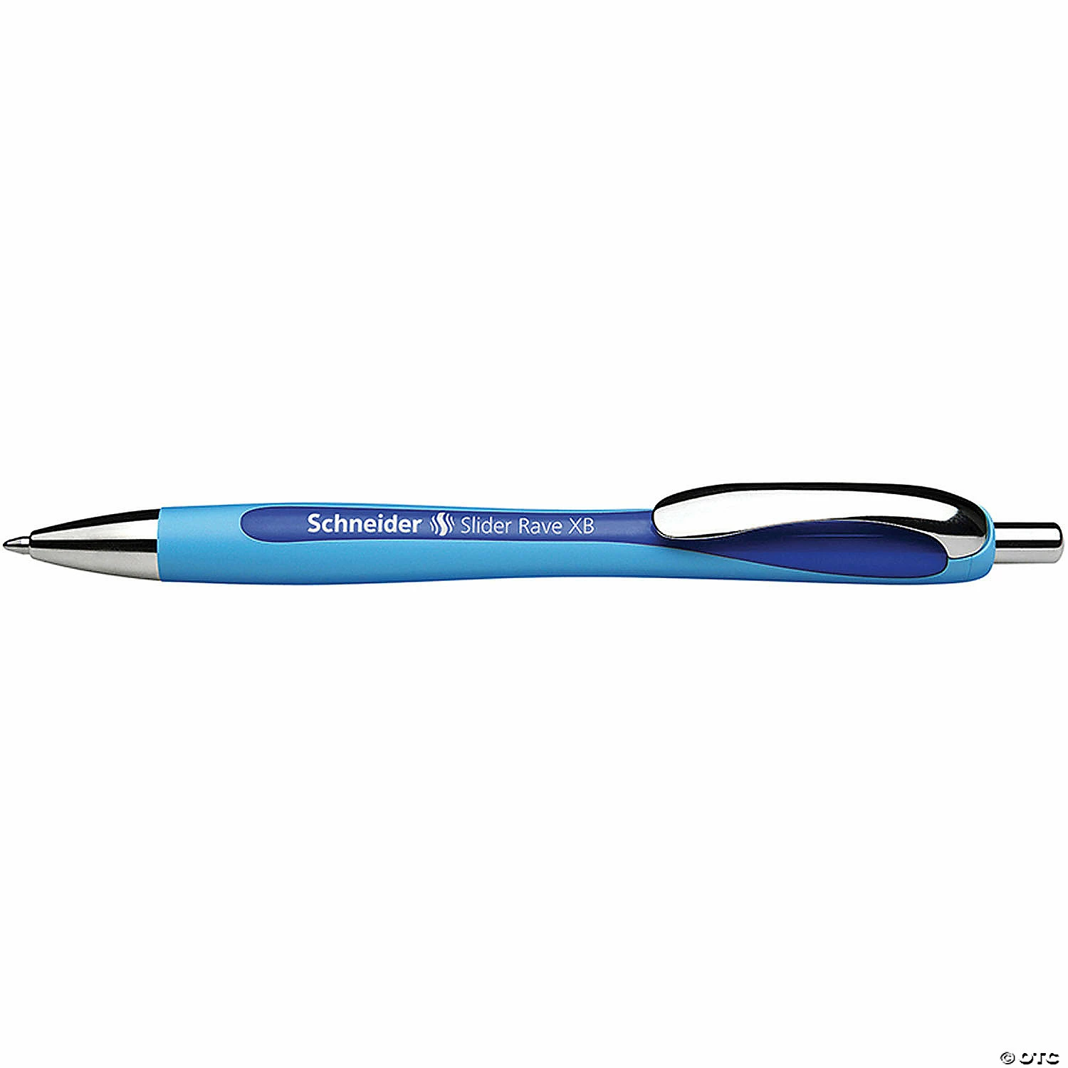 Deals ๐ฏ Schneider Rave Retractable Ballpoint Pen, ViscoGlide Ink, 1.4 mm, Blue, Pack of 5 ๐คฉ - Image 2