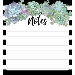 Coupon 🎁 Schoolgirl Style Succulents Notepad 🥰