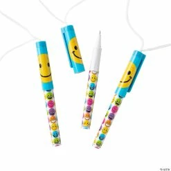 Outlet ✨ Smile Face Pens on a Rope - 12 Pc. 🎁