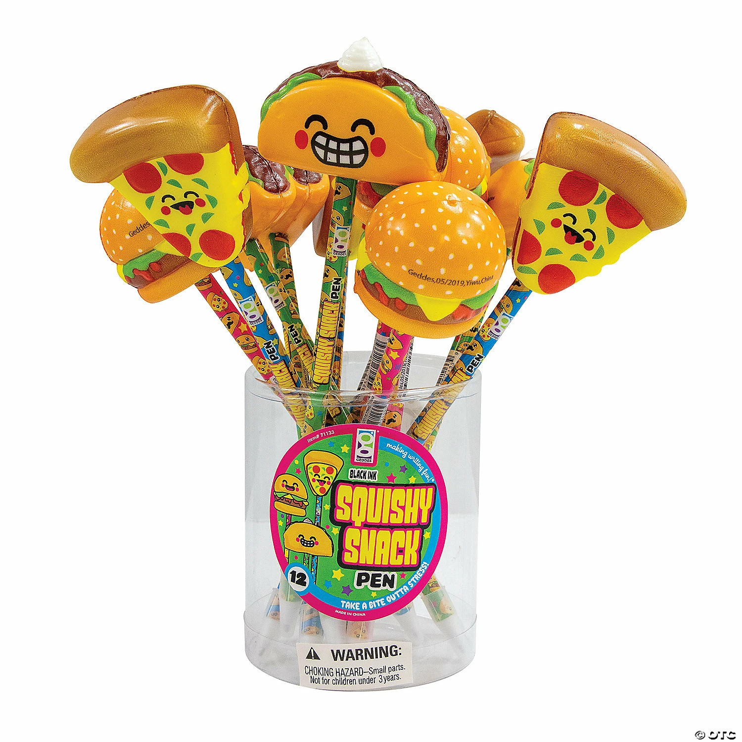 Best deal ⌛ Squishy Food Character Pens - 12 Pc. 🤩 - Image 2