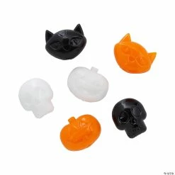 Wholesale 🔥 Sticky 💀 Halloween Jack-O'-Lantern, Cat, Skeleton Characters - 72 Pc. ❤️