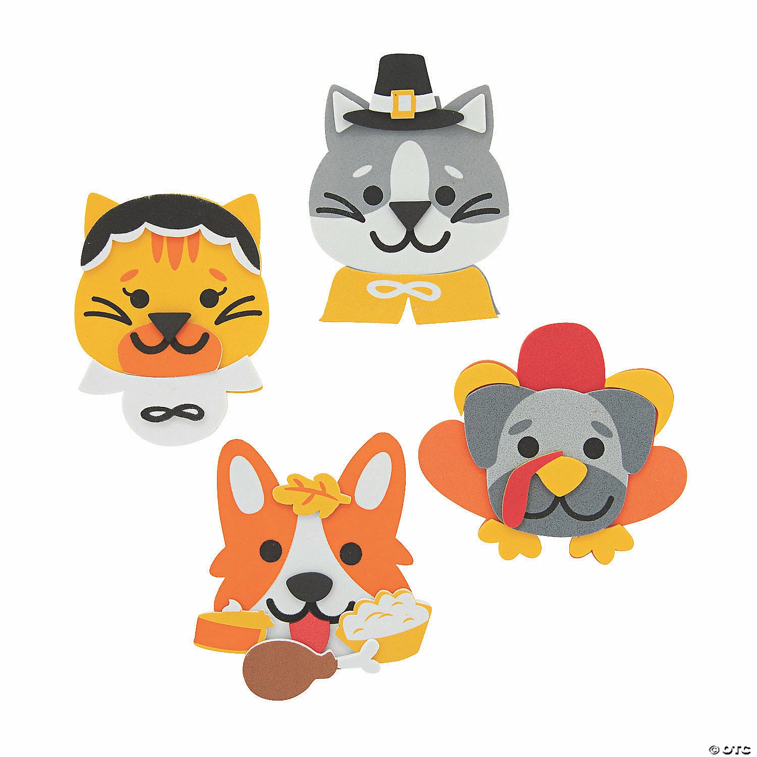 Best Sale ๐ฏ Thanksgiving Pet Magnet Craft Kit - Makes 12 โจ