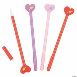 Best reviews of ✨ Valentine Pens with Heart Toppers - 12 Pc. 🔥