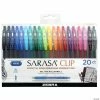Flash Sale 😀 Zebra Sarasa Clip Gel Ink .5mm 20pc Assorted 😍